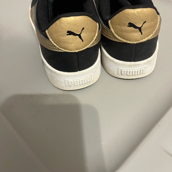 Puma Black and Gold Sneakers - Picture 2 of 2